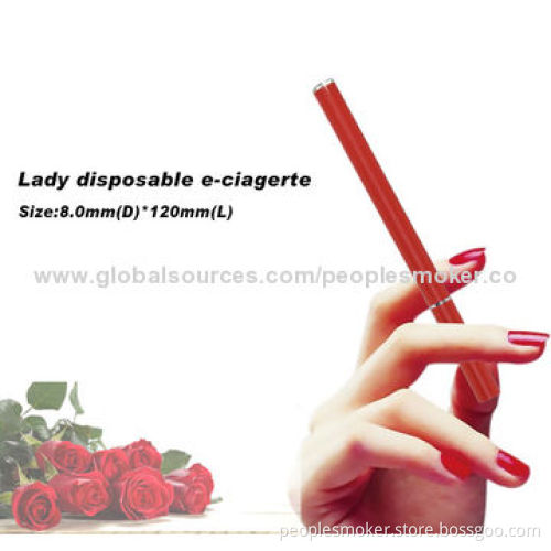 Electronic Cigarettes for Ladies with Many Colors, 150mAh Battery Capacity
